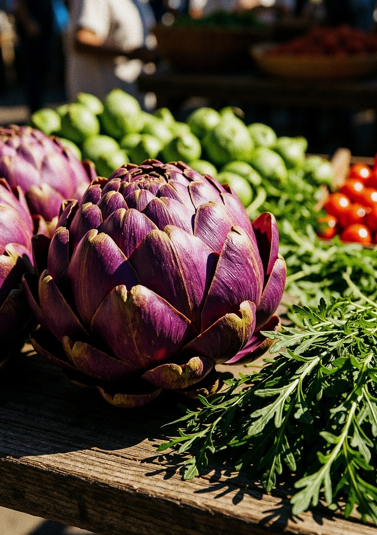 Ingredientes frescos del mercado